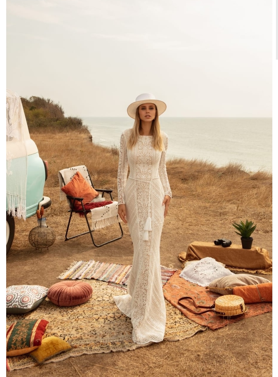 Ariamo bridal vintage brudekjole med v ryg – brudekjole fra BrudekjoleOutlet, dansk butik ved København