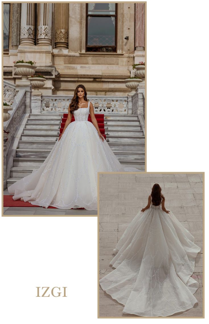 Izgi Sima Couture Weddingdress/brudekjole – brudekjole fra BrudekjoleOutlet, dansk butik ved København