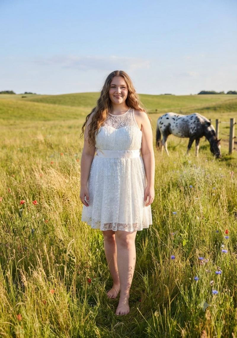 Plus size konfirmations kjoler fra brudekjoleoutlet.dk