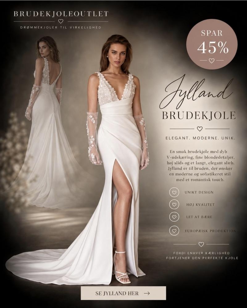 Jylland brudekjoler by brudekjoleoutlet.dk