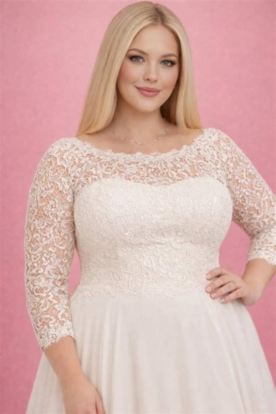 Stor Ball Gown Brudekjole med Corsage brudekjoleoutlet.dk – brudekjole fra BrudekjoleOutlet, dansk butik ved København