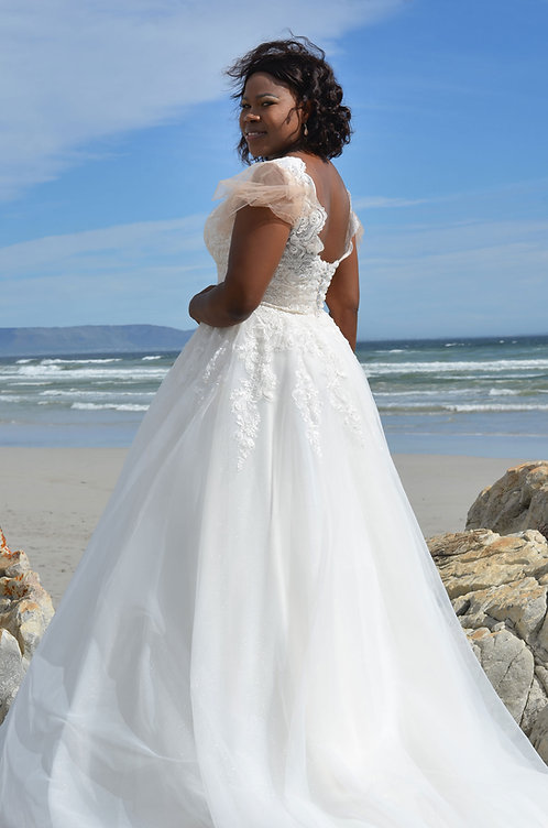 Wig brudekjole i store størrelser tysk producent fantastisk kvalitet billigt