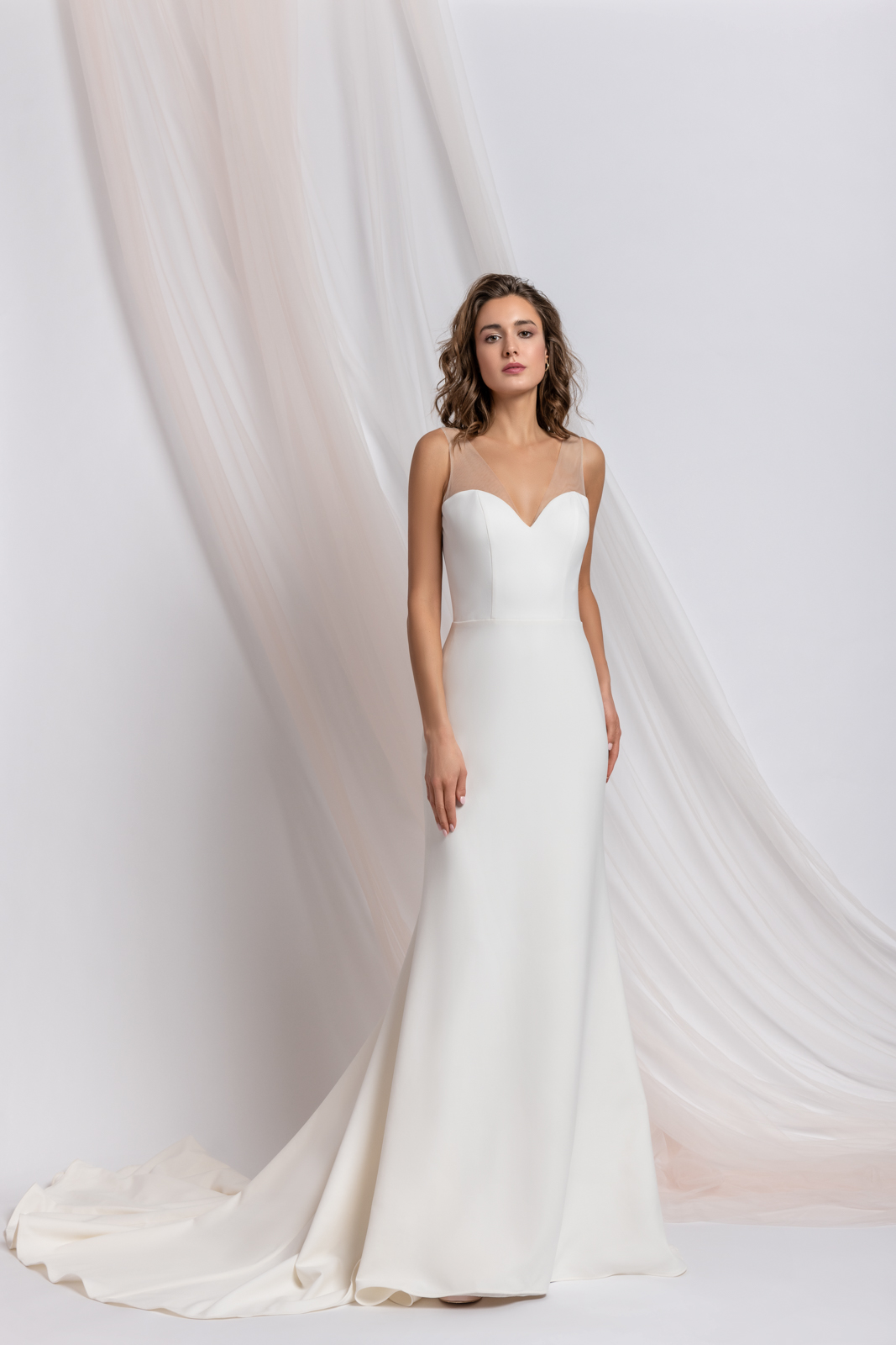 Bohemisk enkel brudekjole 2246 Lina Becker