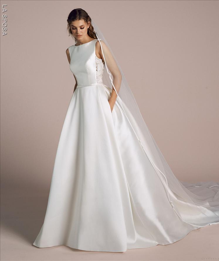 Baco brudekjole i silke