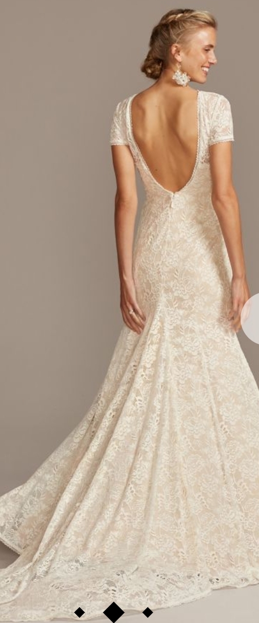 Big size blonde kjole 