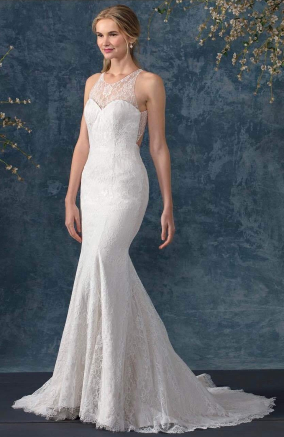 Casablanca brudekjole med blonder