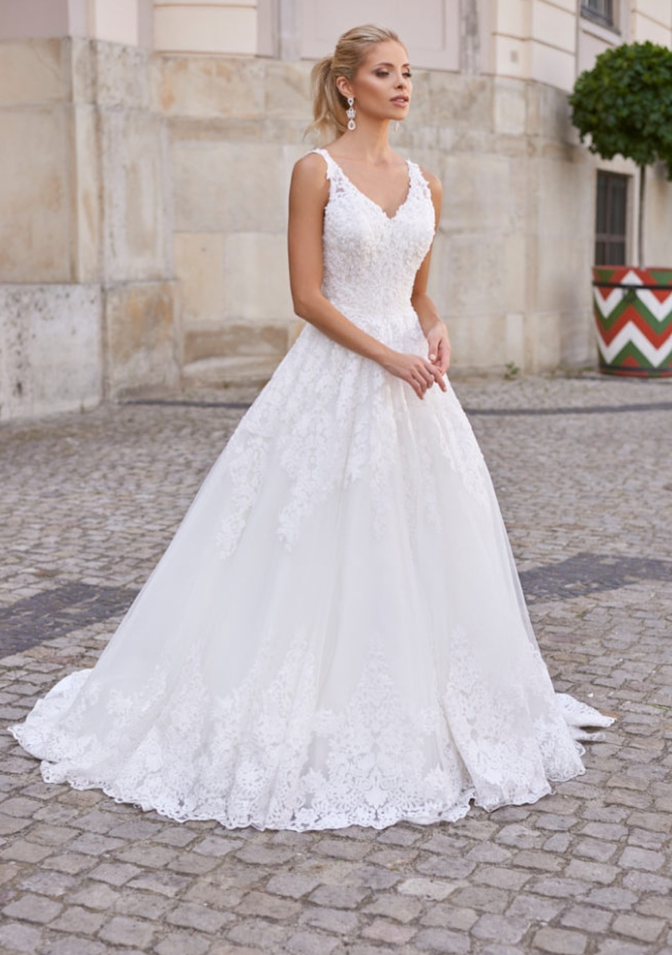 Prinsesse bryllupskjole 