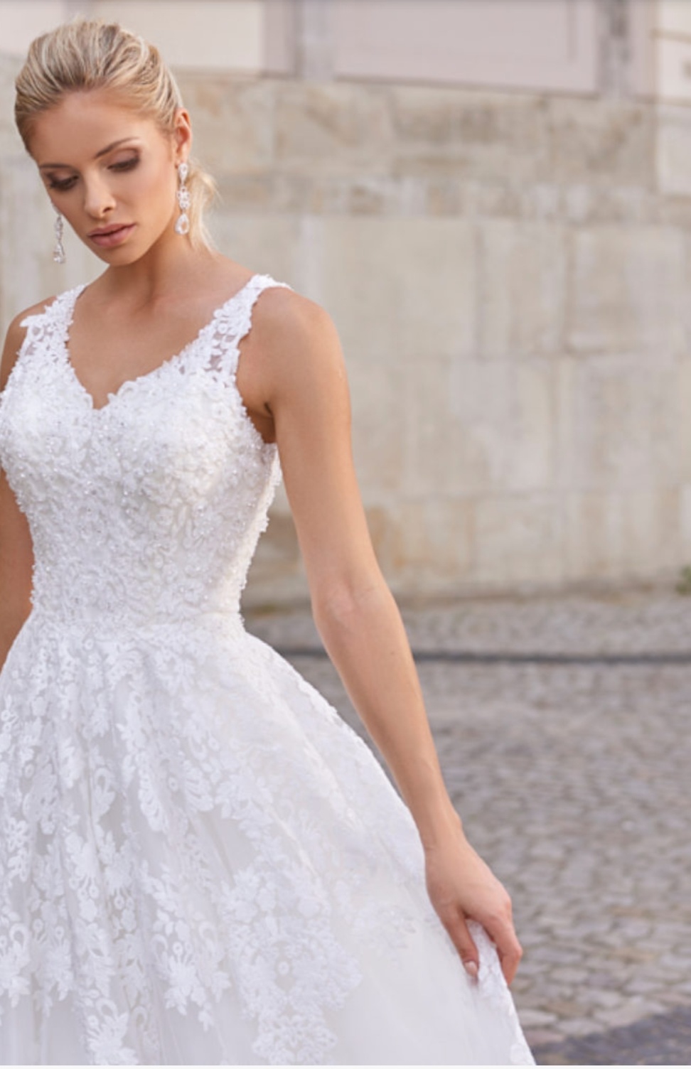 Prinsesse bryllupskjole 