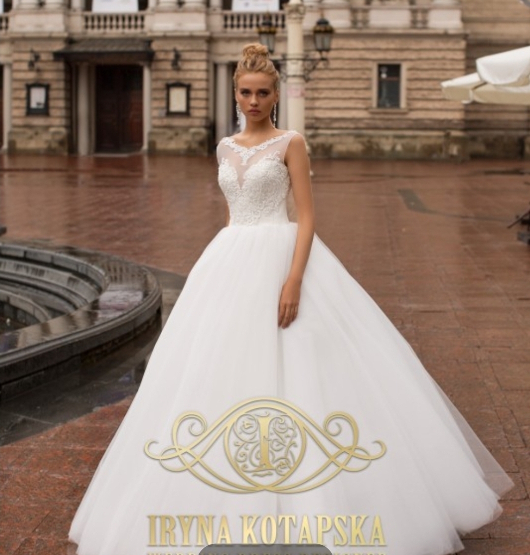 Prinsesse drøm brudekjole på tilbud