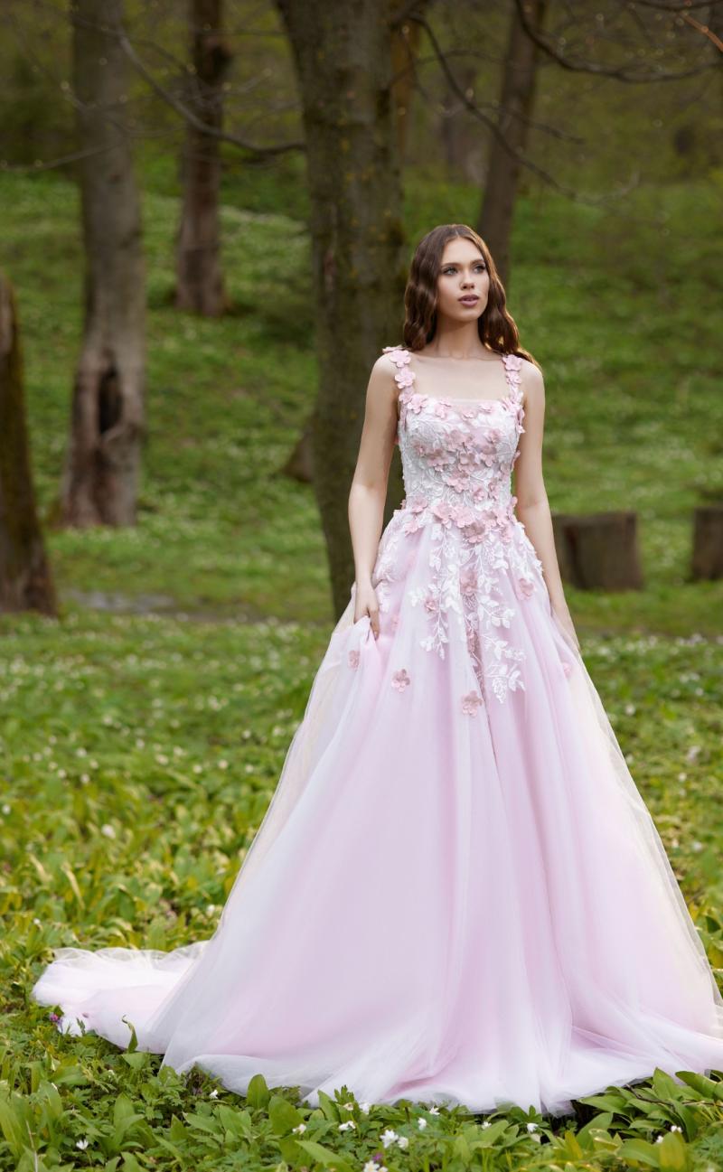 Blomster brudekjoler med tyl