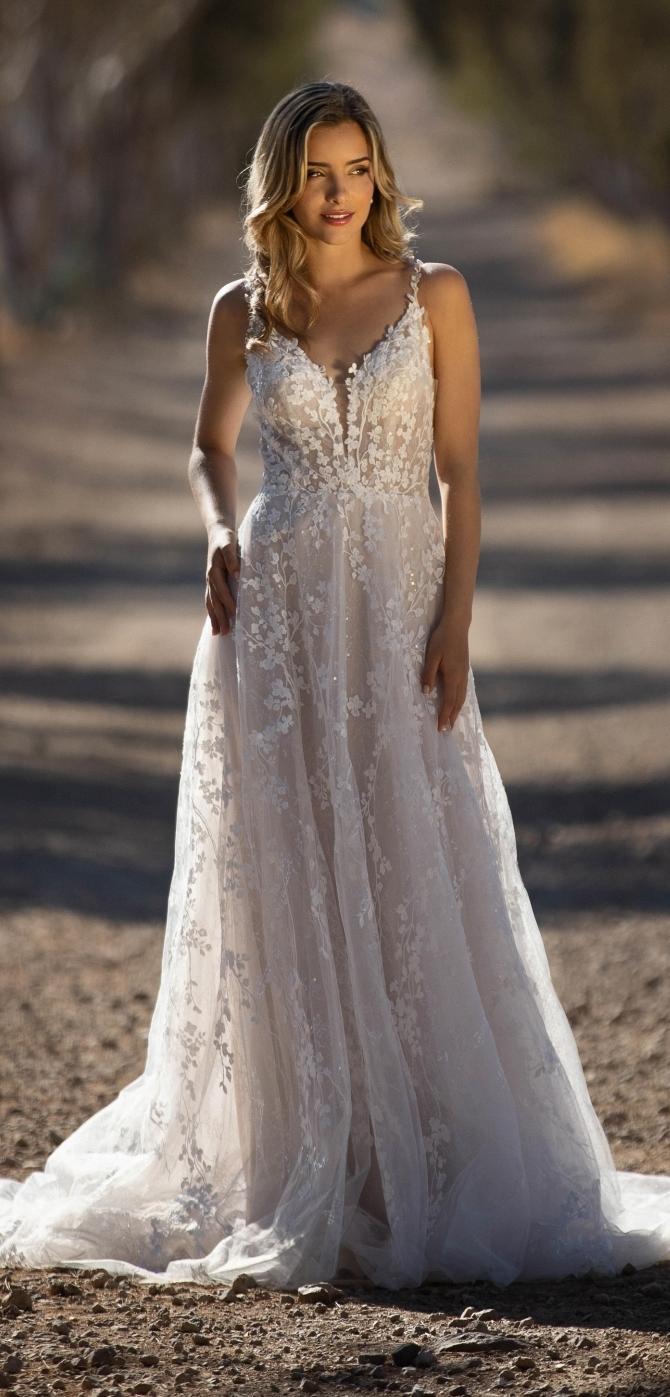 Blomster brudekjoler