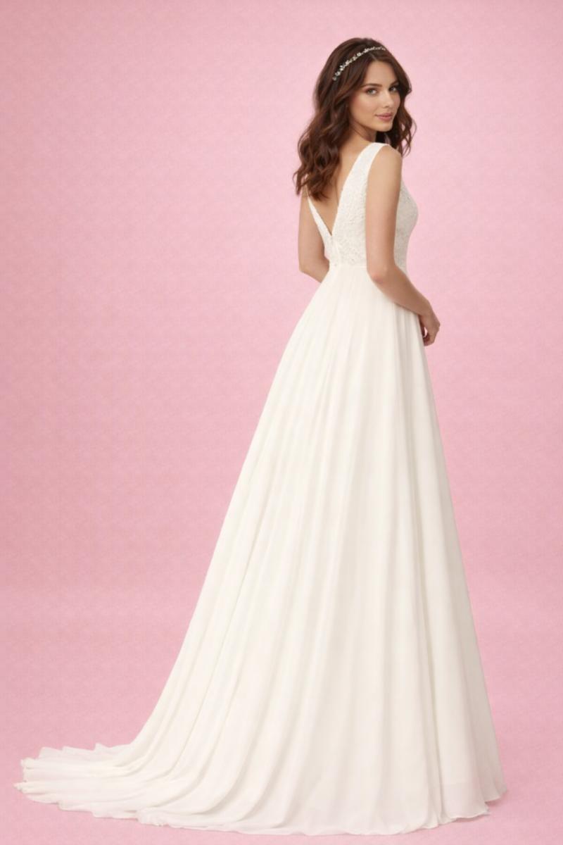 Melodi brudekjole med bred strop 2026/2027 model