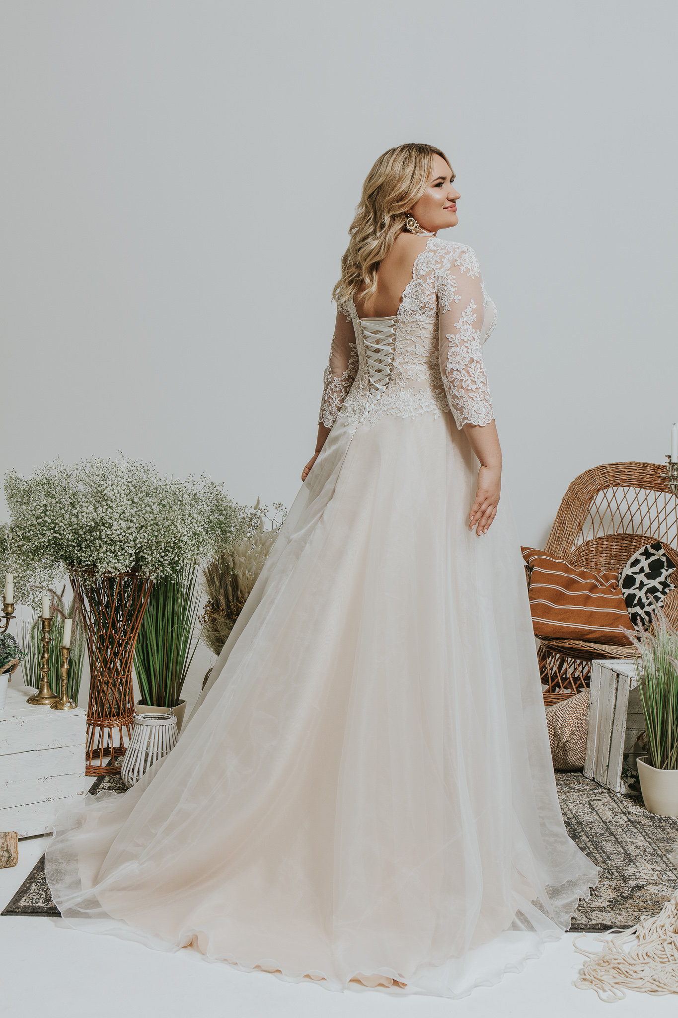 Plus size brudekjoler