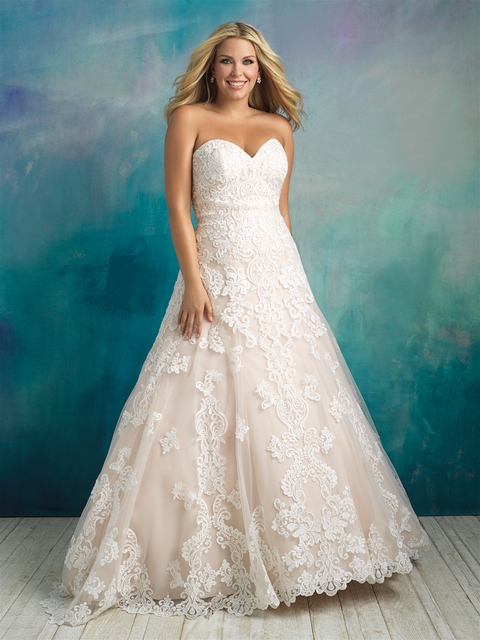 Brudekjole Allure Bridal med blonder